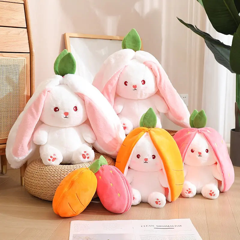 Carrot Rabbit Plush Toy