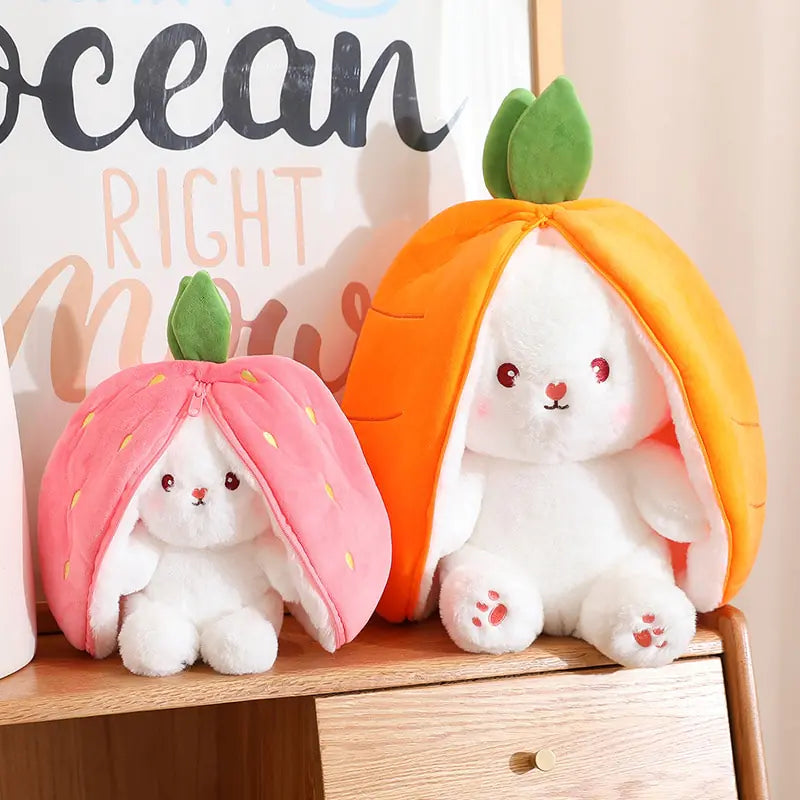 Carrot Rabbit Plush Toy