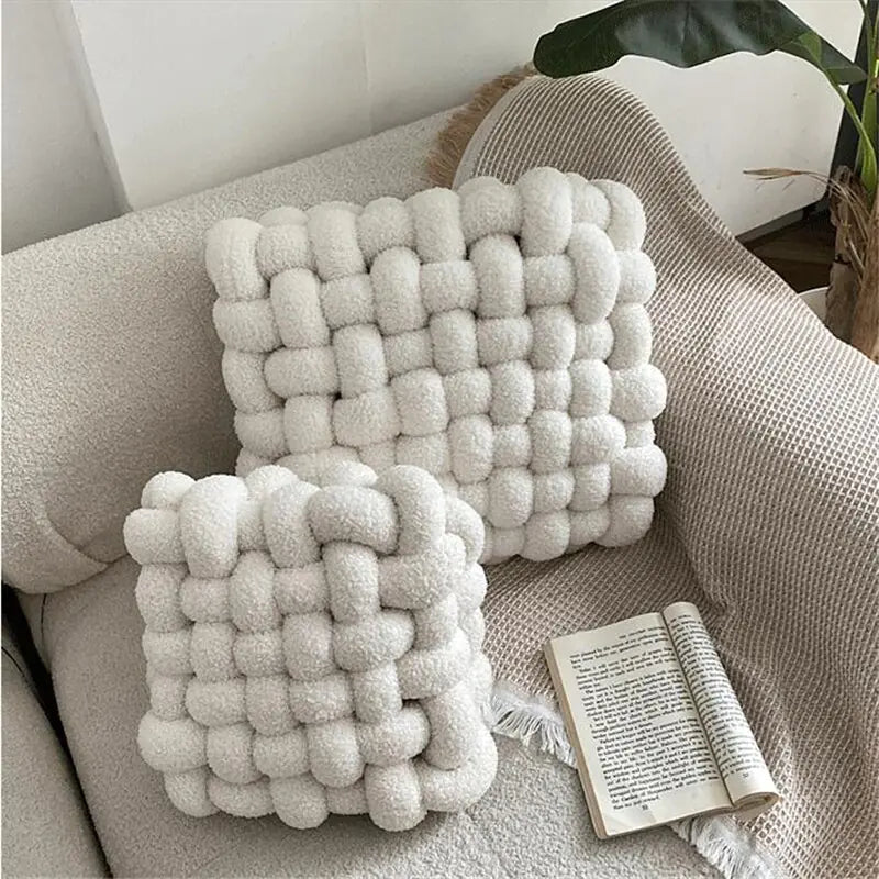 Soft Plush Knot Seat Cushion