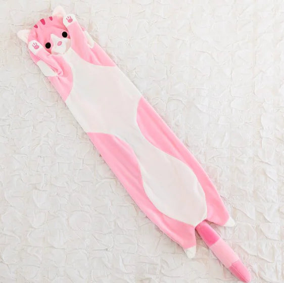 Long Kitten Plush Pillow