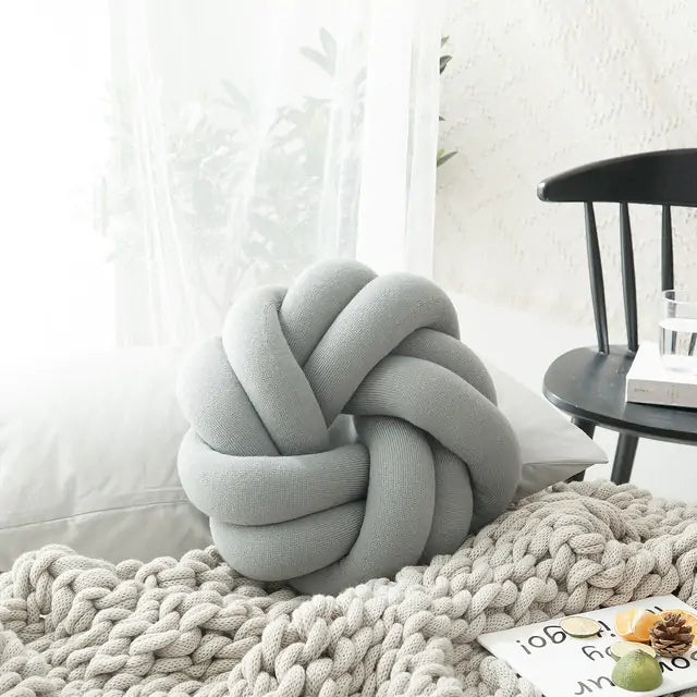 Regina Cotton Hand-Knot Back Cushions